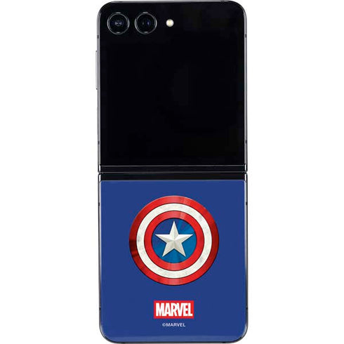 Marvel Captain America Shield Galaxy Z Flip5 5G Skin